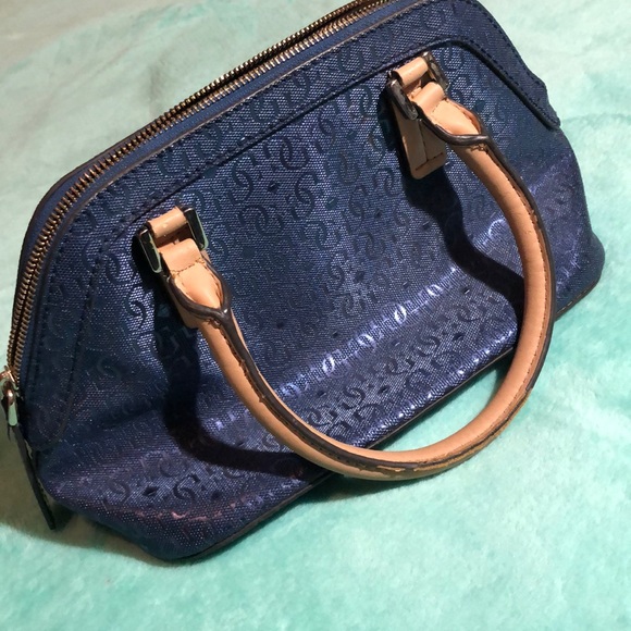 GUESS [Vintage] Blue Bag - Picture 6 of 10